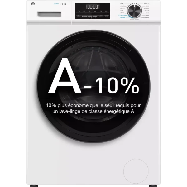 Lave linge hublot ESSENTIELB ELF814-4b