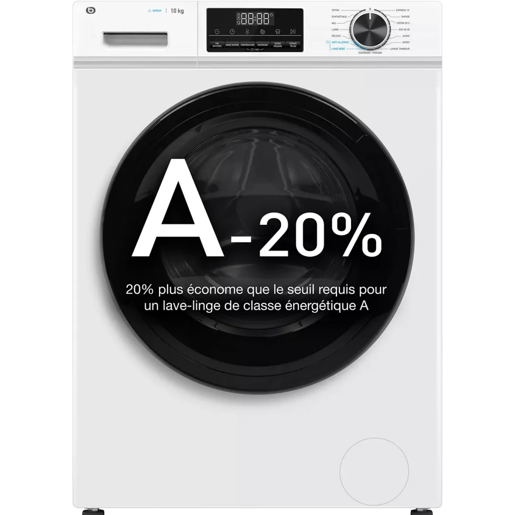 Lave linge hublot ESSENTIELB ELF1014-5b