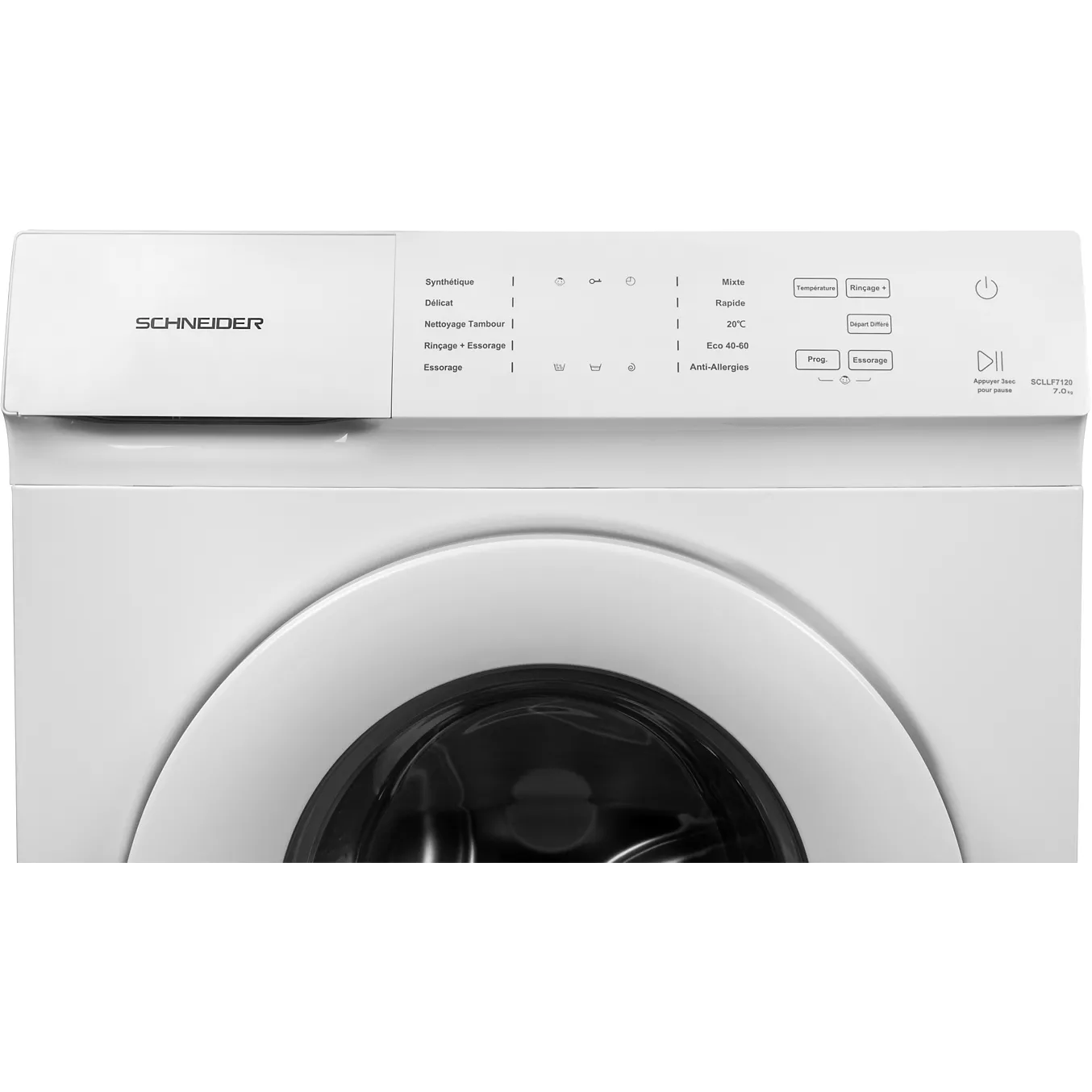 Lave linge compact SCHNEIDER SCLLF7120 – Image 3