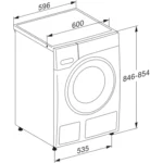 Lave linge hublot MIELE WSD 383 WCS – Image 7