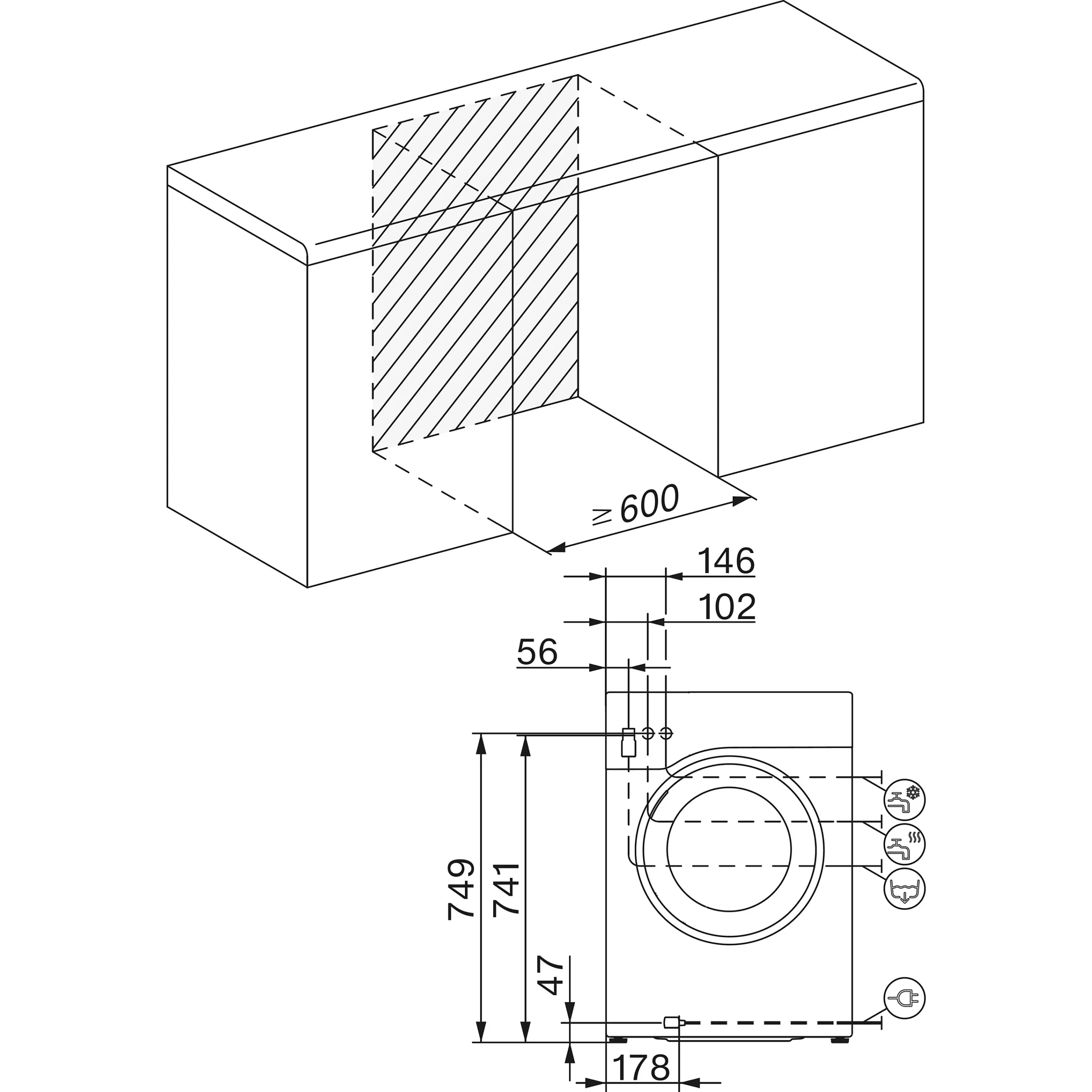 Lave linge hublot MIELE WSG 883 – Image 3