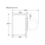Lave linge hublot BOSCH WAN2827QFR – Image 7