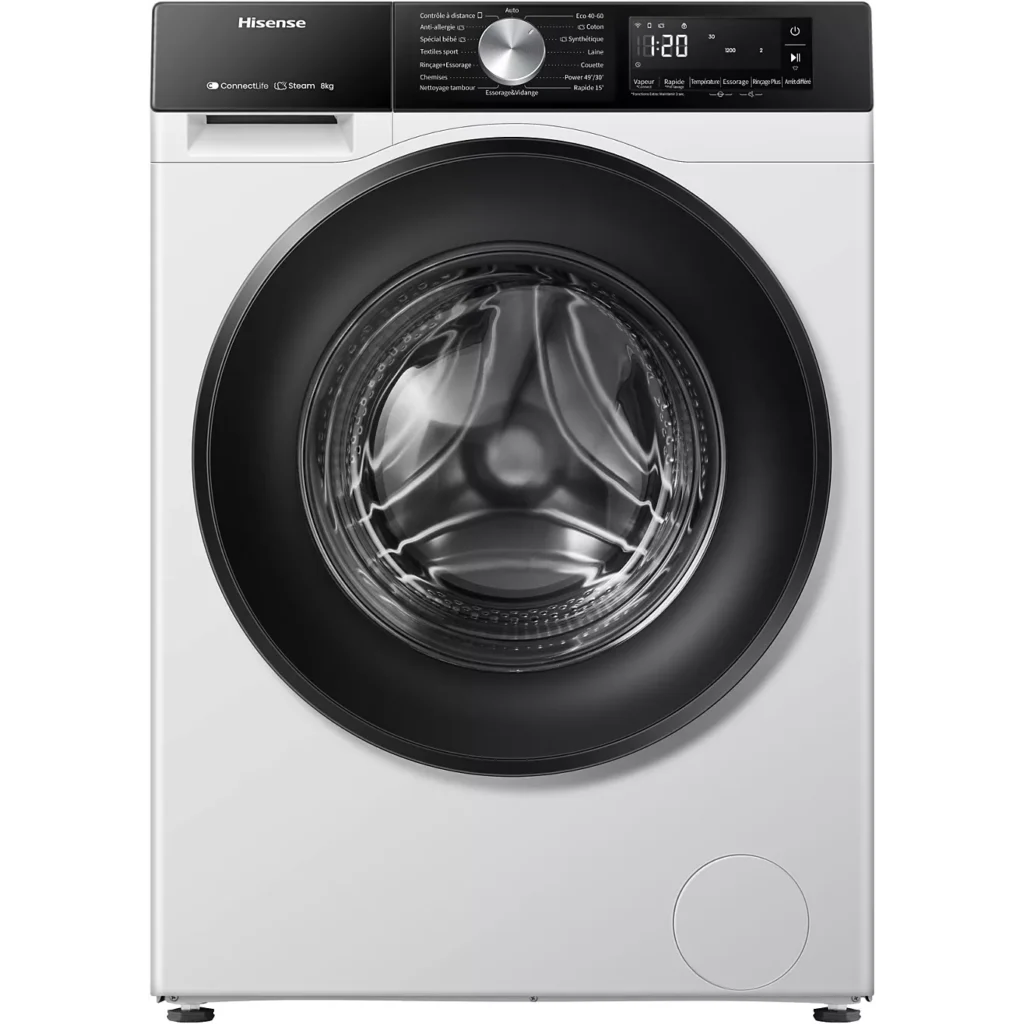 Lave linge hublot HISENSE WF3S8043BW3