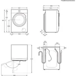 Lave linge hublot AEG LFR73H149Q – Image 5
