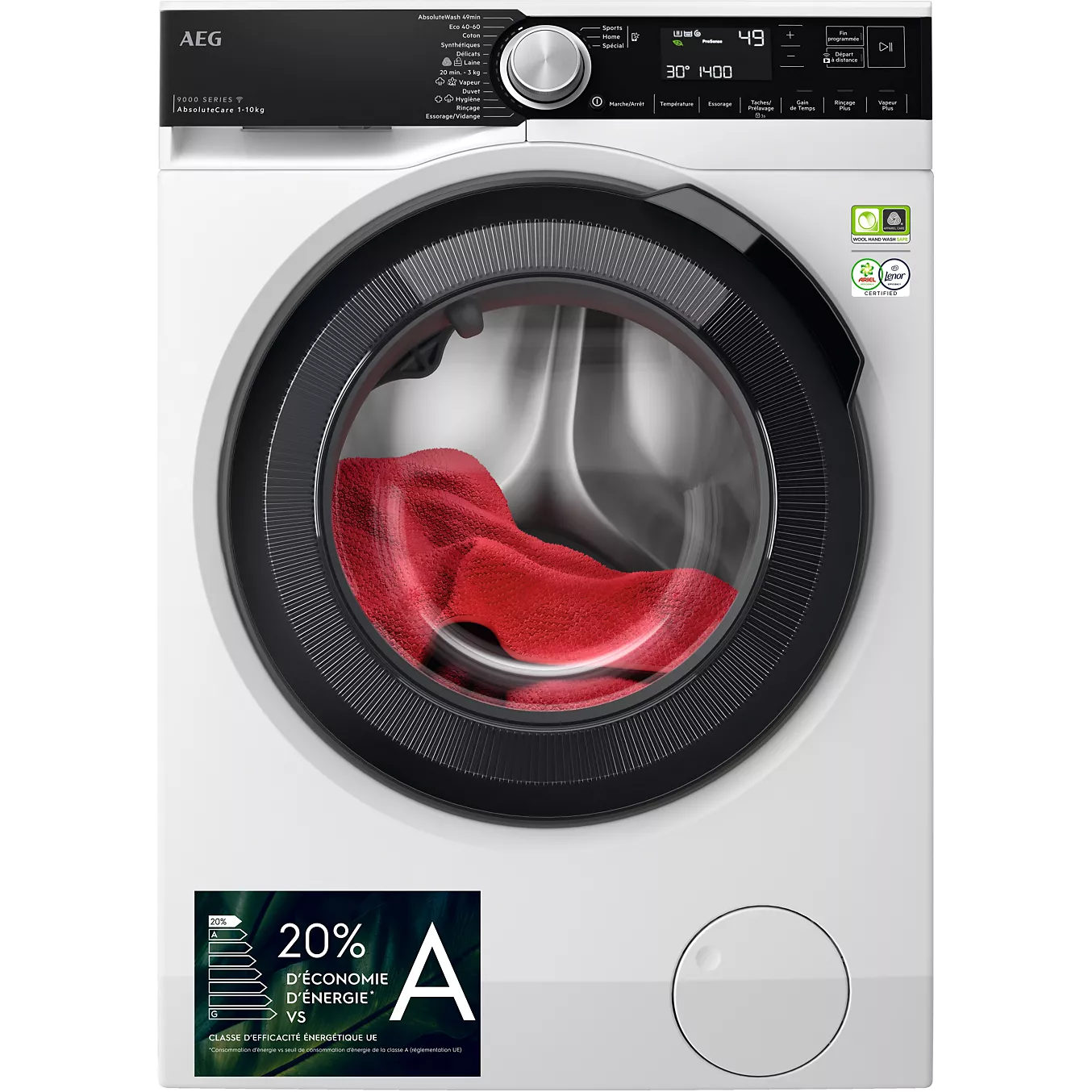 Lave linge hublot AEG LFR95A116S