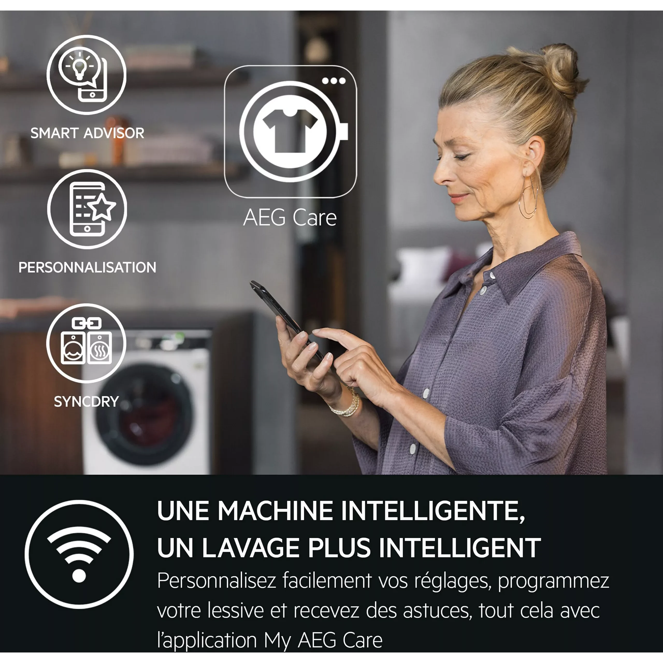 Lave linge hublot AEG LFR95A116S – Image 4