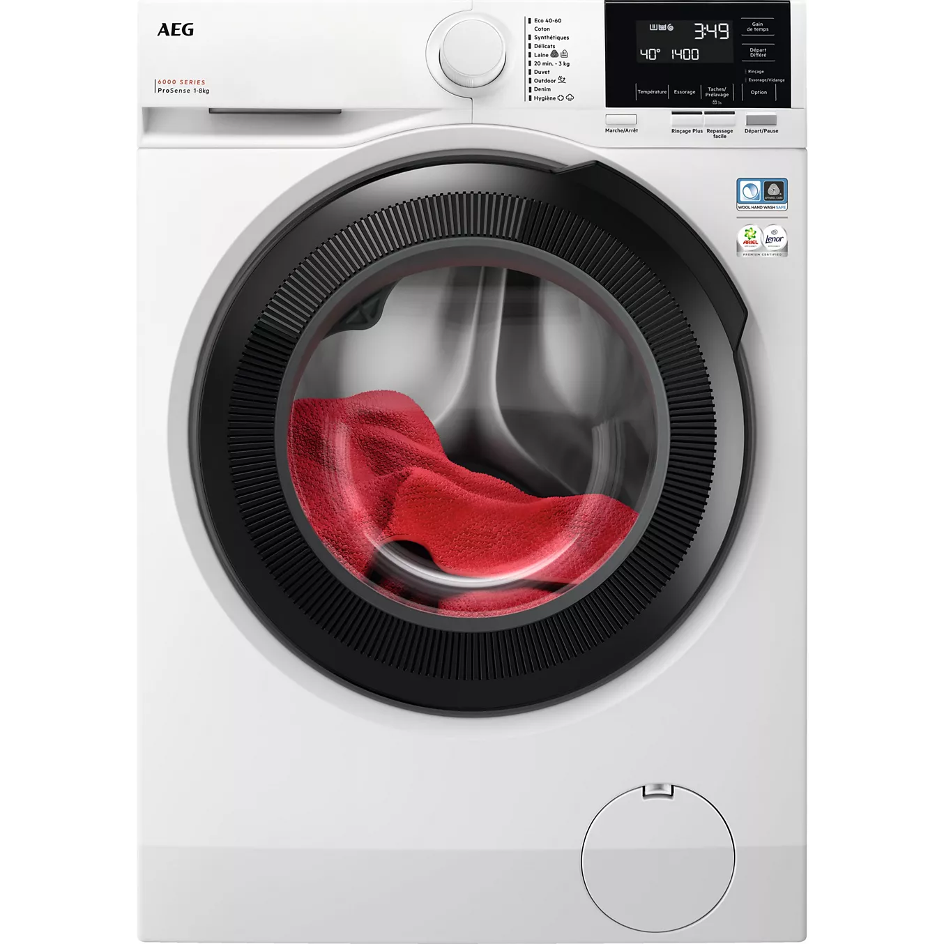 Lave linge hublot AEG LFR61G814O