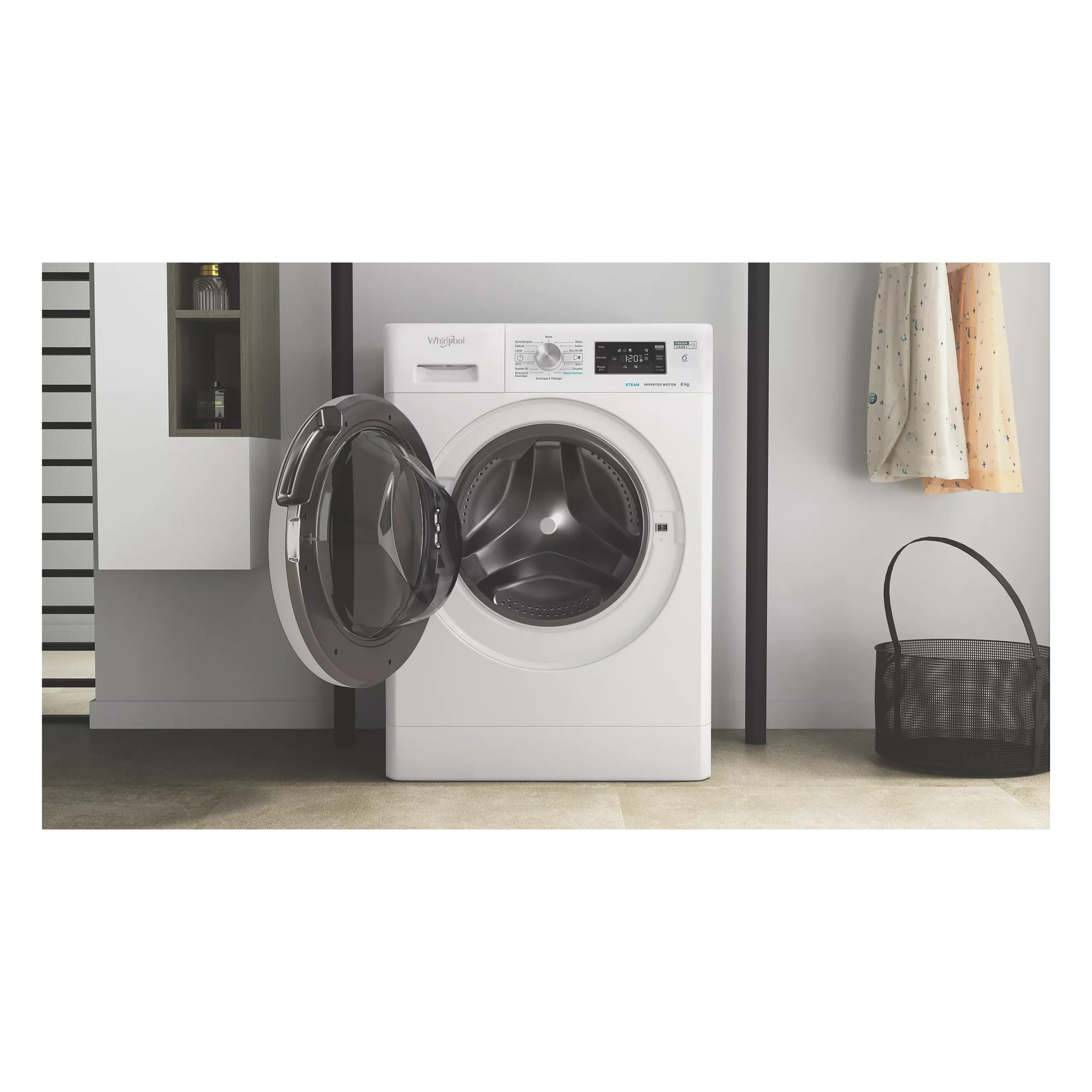 Lave linge hublot WHIRLPOOL FFBS8489WVFR – Image 5