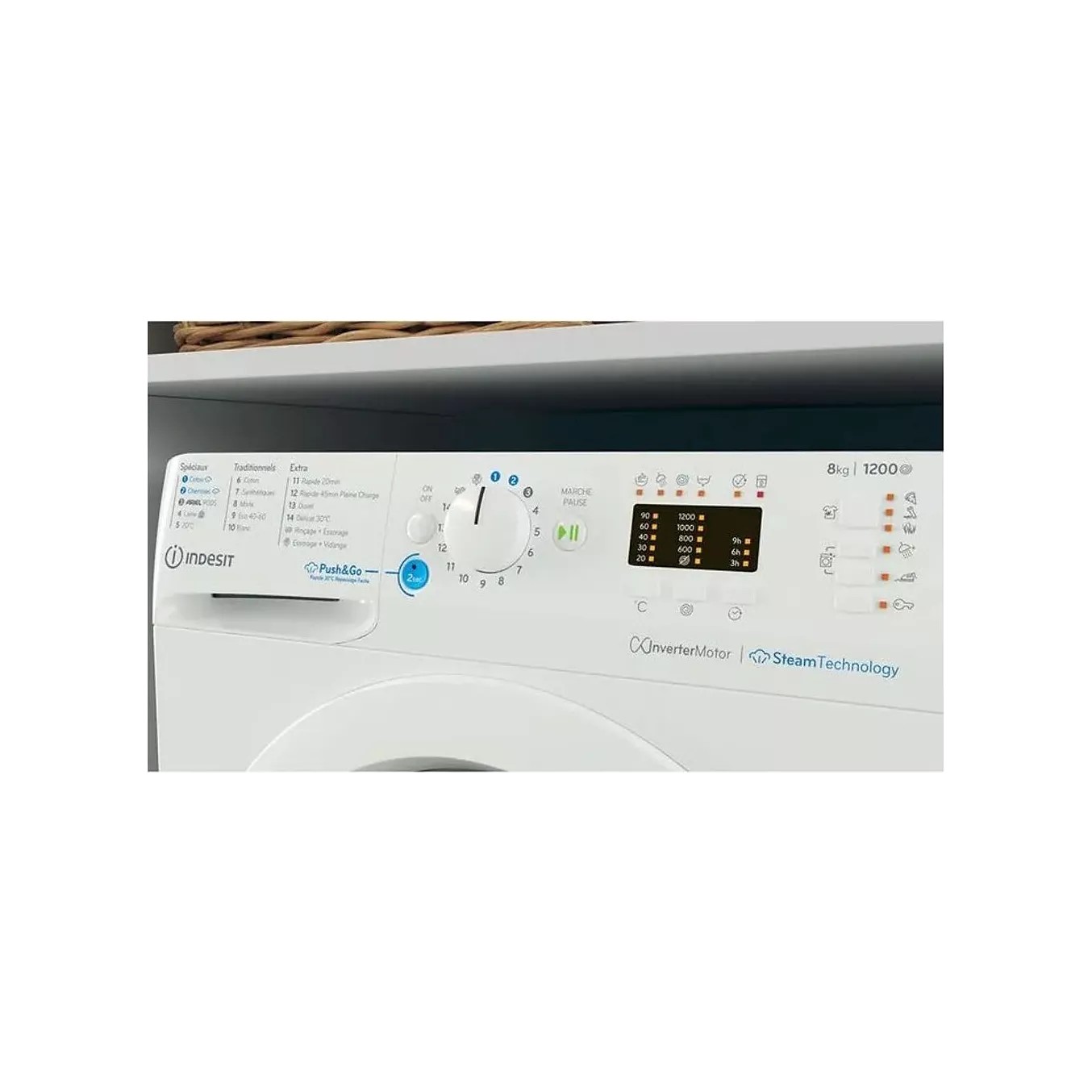 Lave linge hublot INDESIT BWA81295XWVFR – Image 4