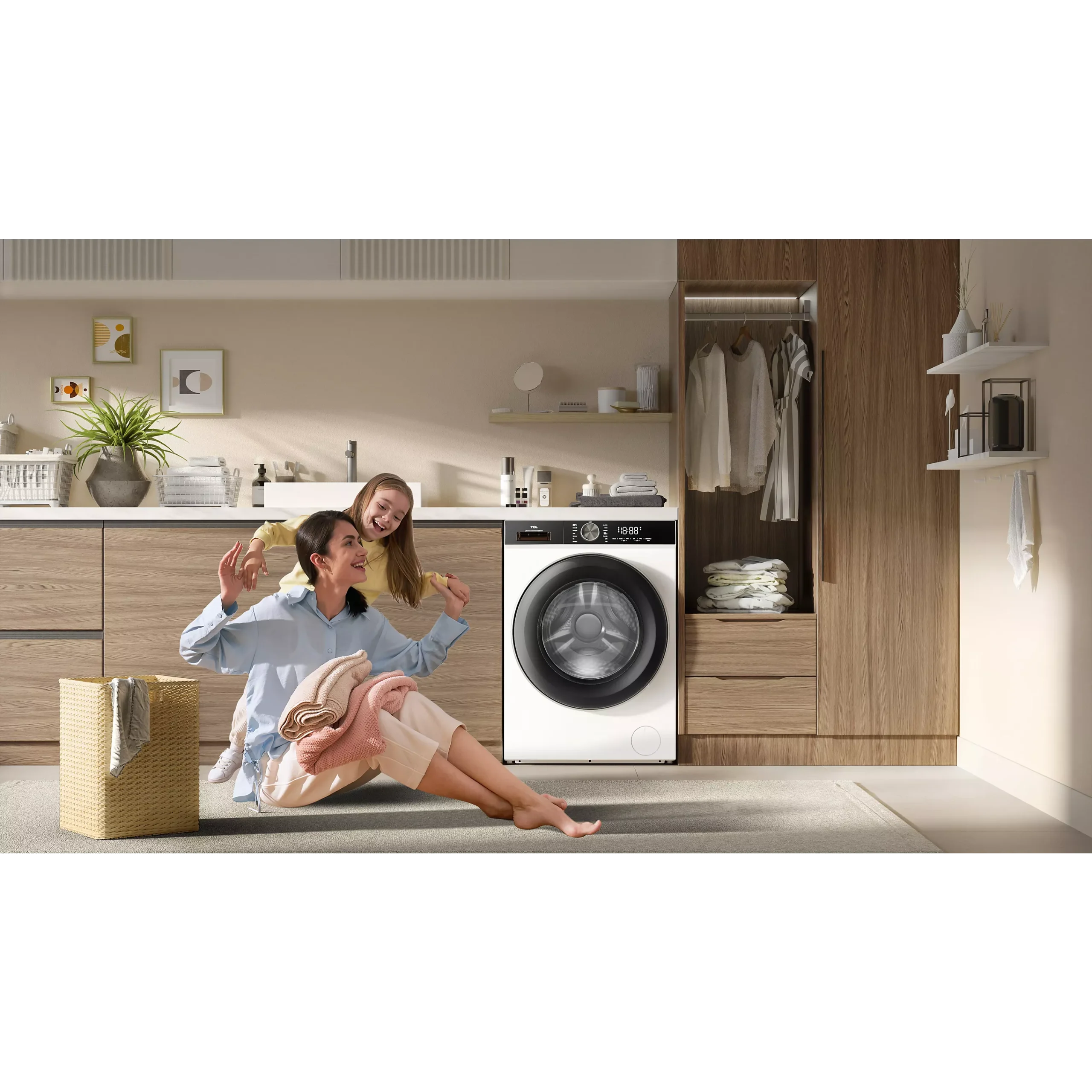 Lave linge hublot TCL FP0834WA0FR – Image 4