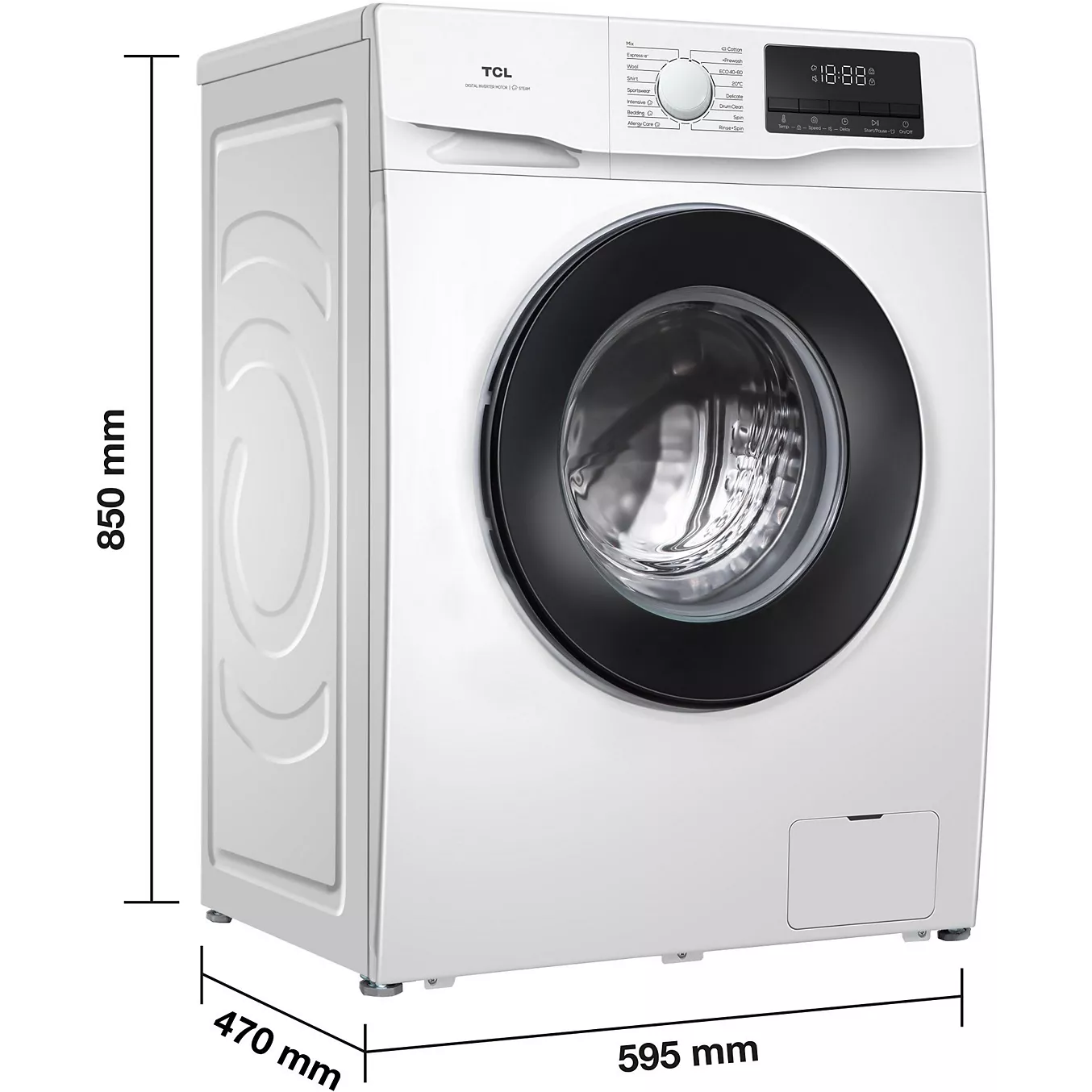 Lave linge compact TCL FF0612WB0FR – Image 6