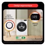 Lave linge hublot LG F14R35WHS – Image 12