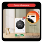 Lave linge hublot LG F94B15WH – Image 2