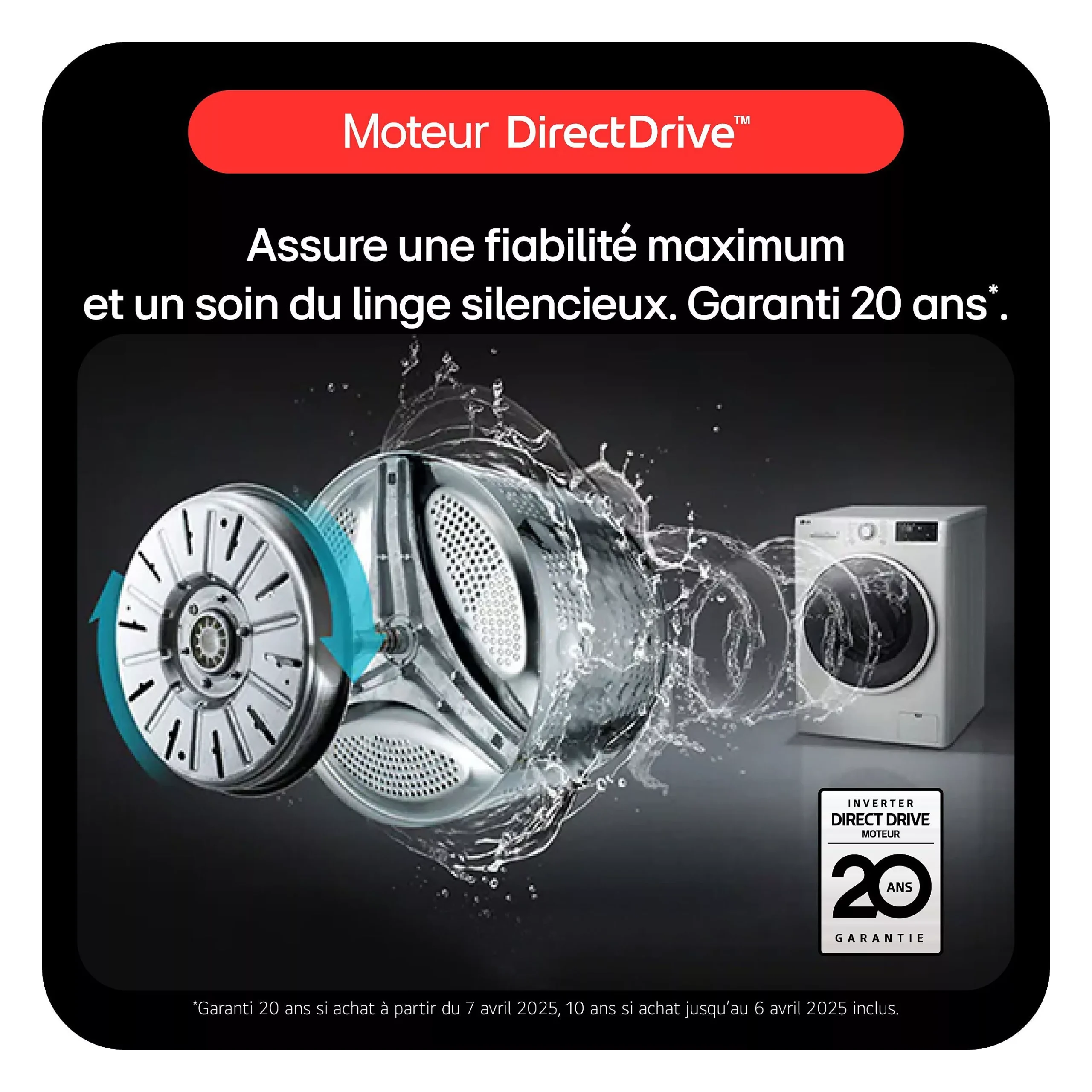 Lave linge hublot LG F20F12BST – Image 13