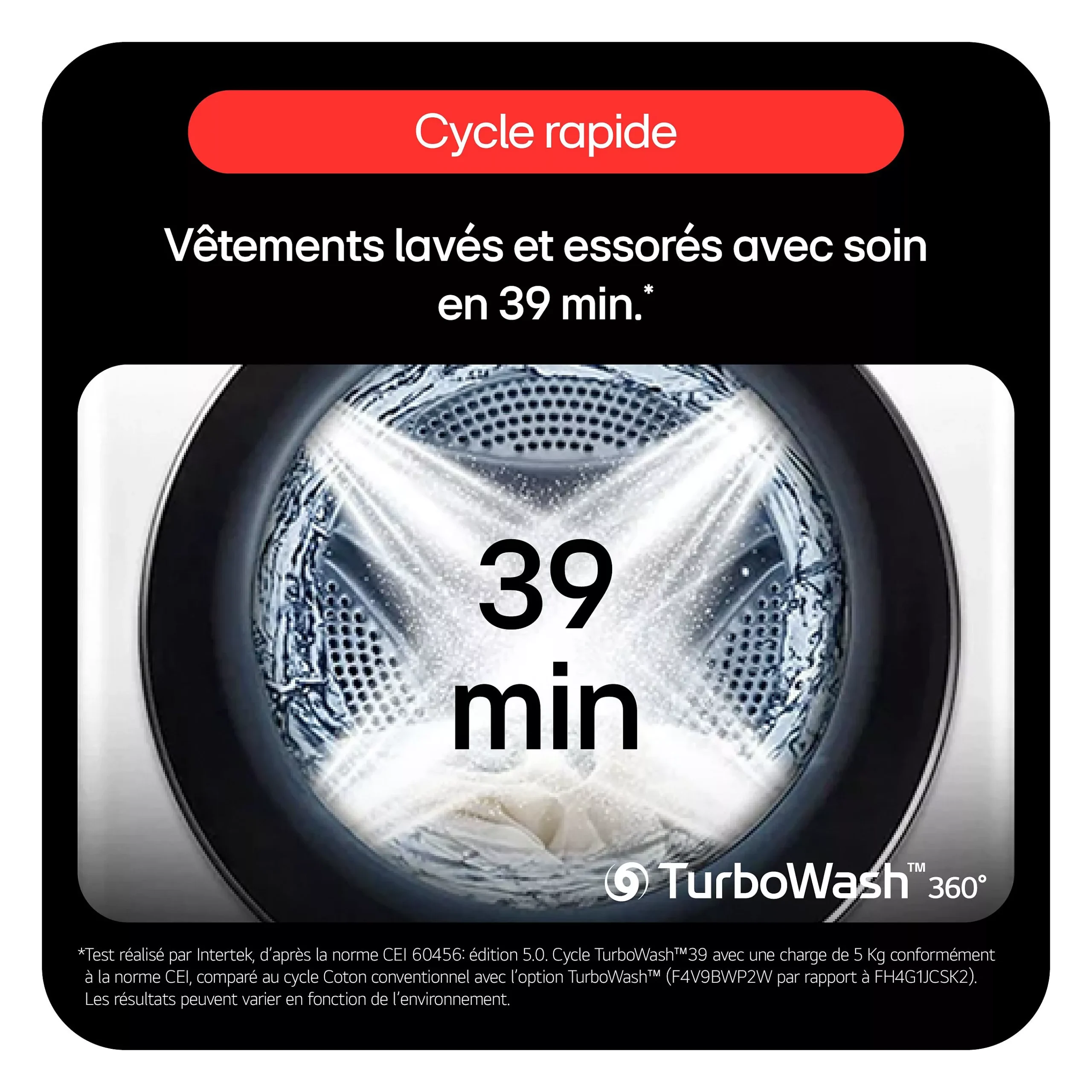 Lave linge hublot LG F20F12BST – Image 12