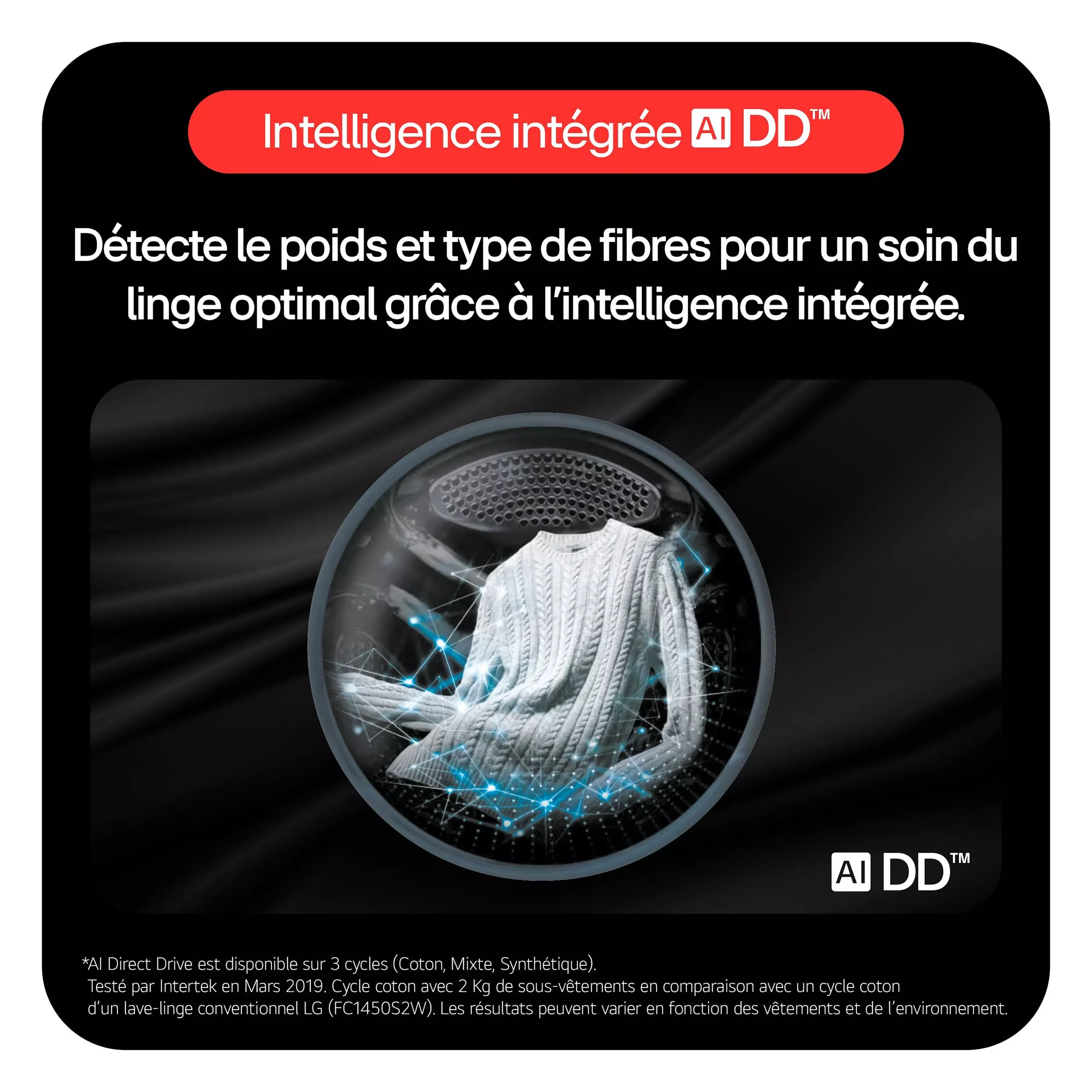 Lave linge hublot LG F20F12BST – Image 2