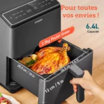 Friteuse sans huile COSORI Dual Blaze Noir + grille – Image 10
