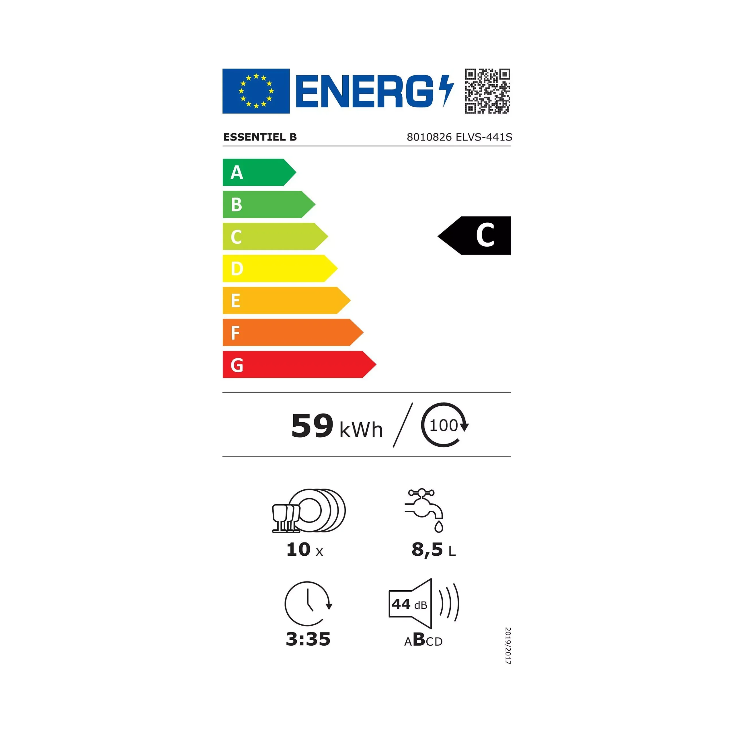 Lave vaisselle 45 cm ESSENTIELB ELVS-441s – Image 6