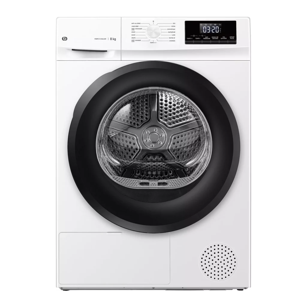 Sèche linge pompe à chaleur ESSENTIELB ESLHP8-4b