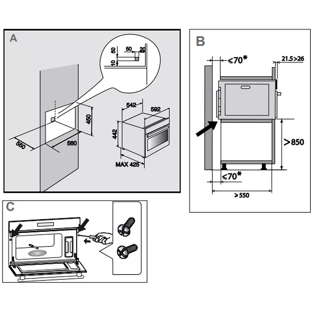 Four Vapeur DE DIETRICH DKV4530X AI Steam – Image 4