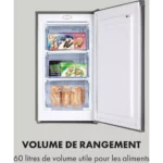 Congélateur armoire KLARSTEIN Garfield Eco L 64L – Gris – Image 5