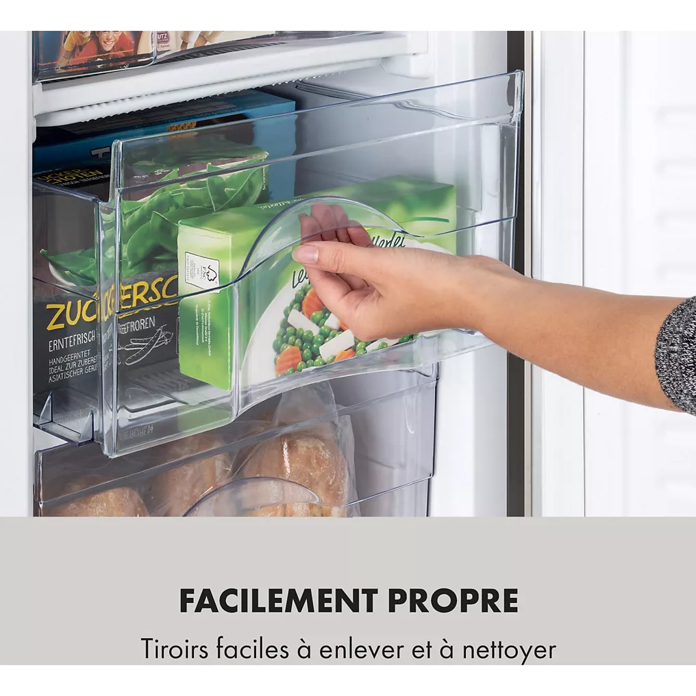 Congélateur armoire KLARSTEIN Garfield Eco L 64L – Gris – Image 6