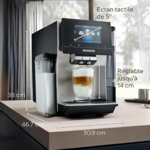Expresso Broyeur SIEMENS EQ700 integral Inox Silver/Noir TQ713R03 – Image 3