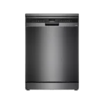 Lave vaisselle 60 cm SIEMENS SN23EC22AE, varioSpeed Plus, Acier brossé noir