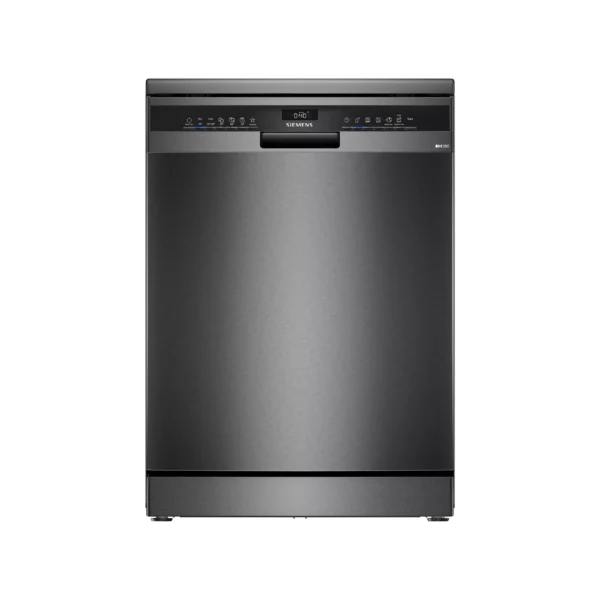Lave vaisselle 60 cm SIEMENS SN23EC22AE, varioSpeed Plus, Acier brossé noir