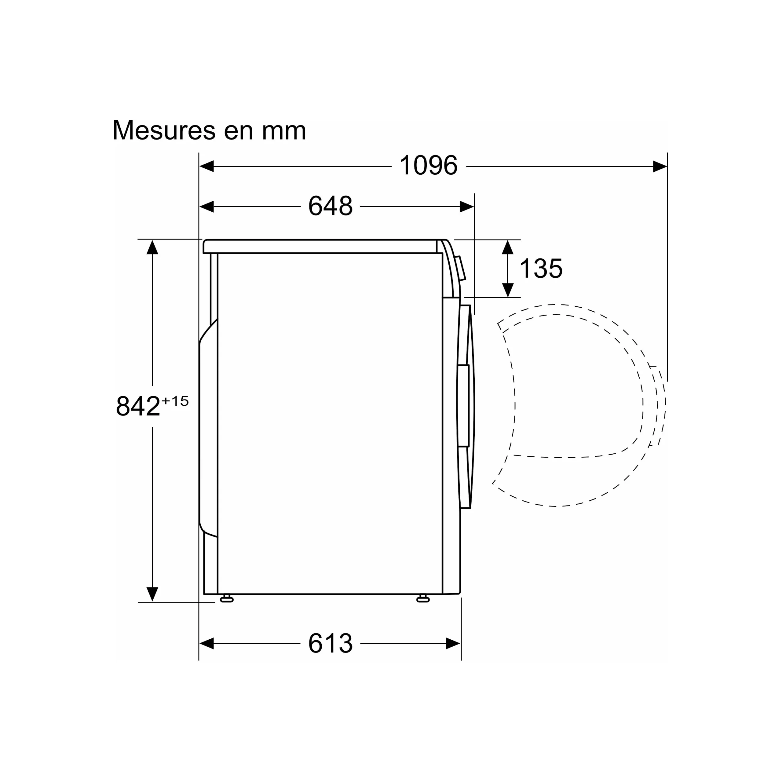 Sèche linge pompe à chaleur BOSCH WQH245ABFR – Image 2