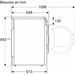 Sèche linge pompe à chaleur BOSCH WQG1450BFR – Image 4