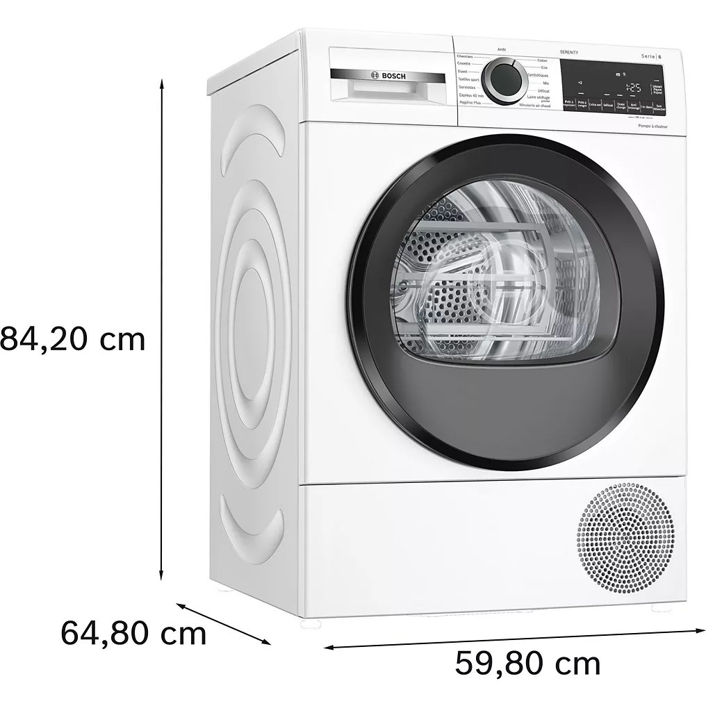 Sèche linge pompe à chaleur BOSCH WQG1450BFR – Image 2