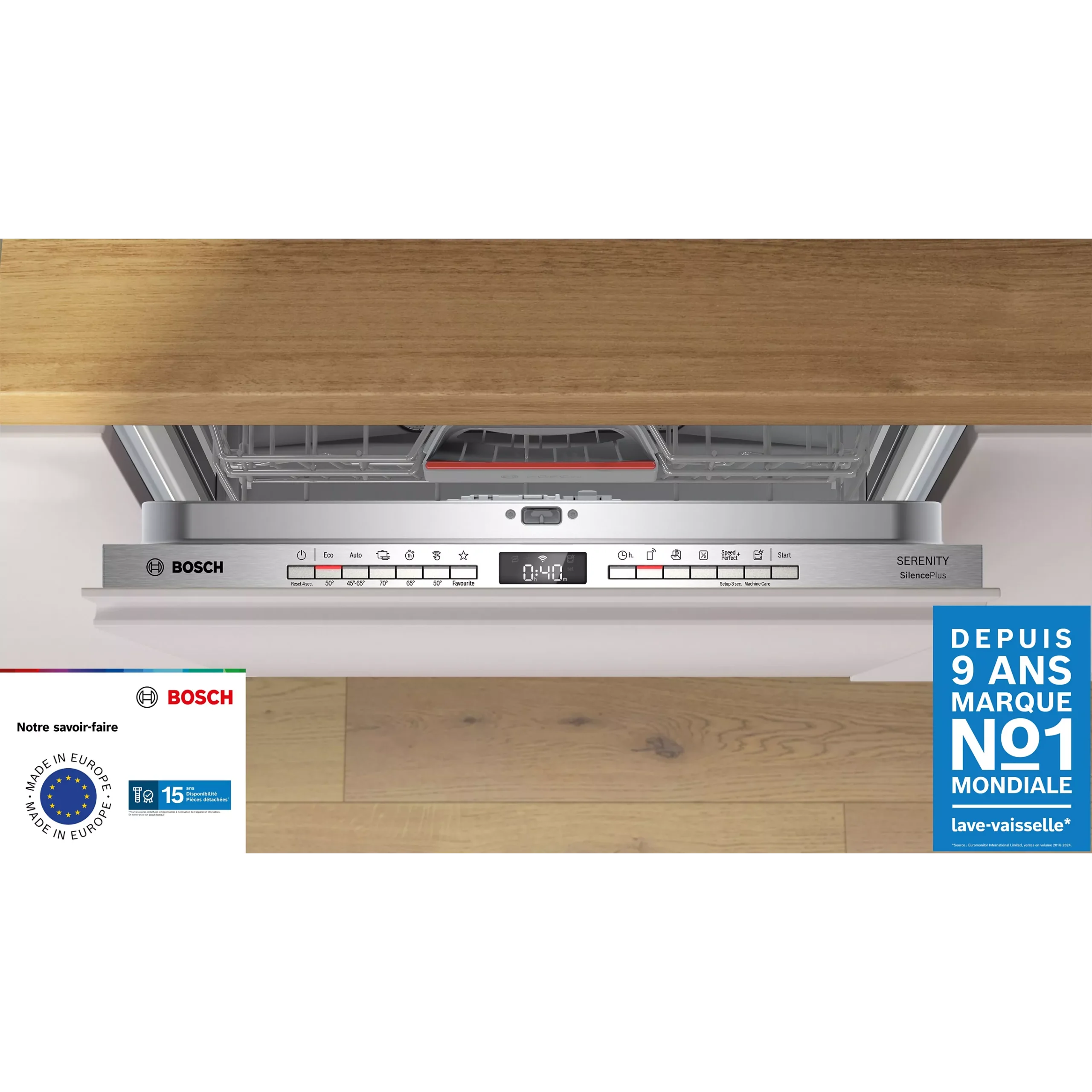 Lave vaisselle encastrable BOSCH SMV4EVX36F, SERENITY, Série 4, Silence Plus – Image 13