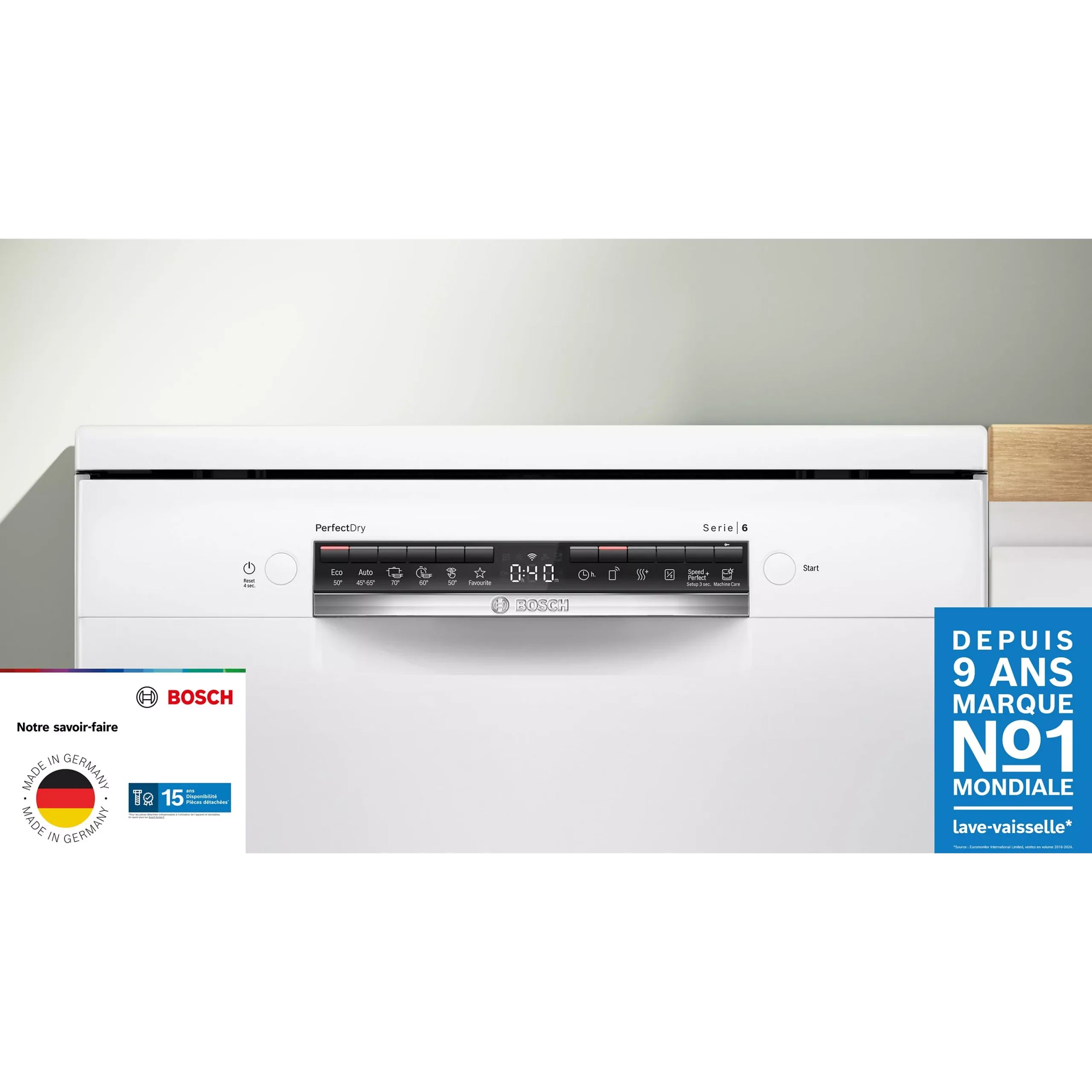 Lave vaisselle 60 cm BOSCH SMS6ZCW10E, SERENITY, Séchage Zeolith – Image 11