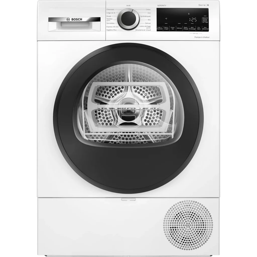Sèche linge pompe à chaleur BOSCH WQG133DBFR