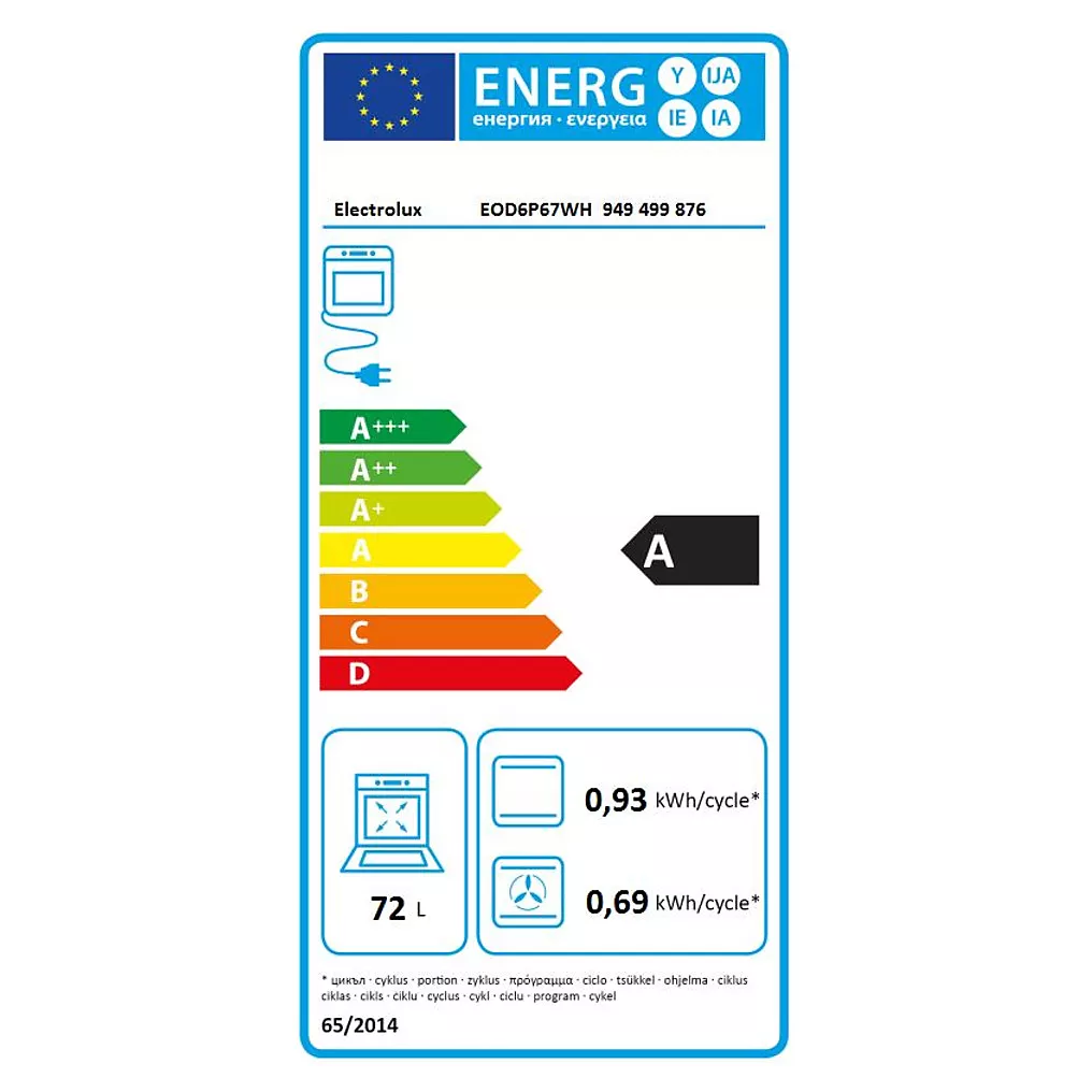 Four encastrable ELECTROLUX EOD6P67WH SteamBake – Image 6