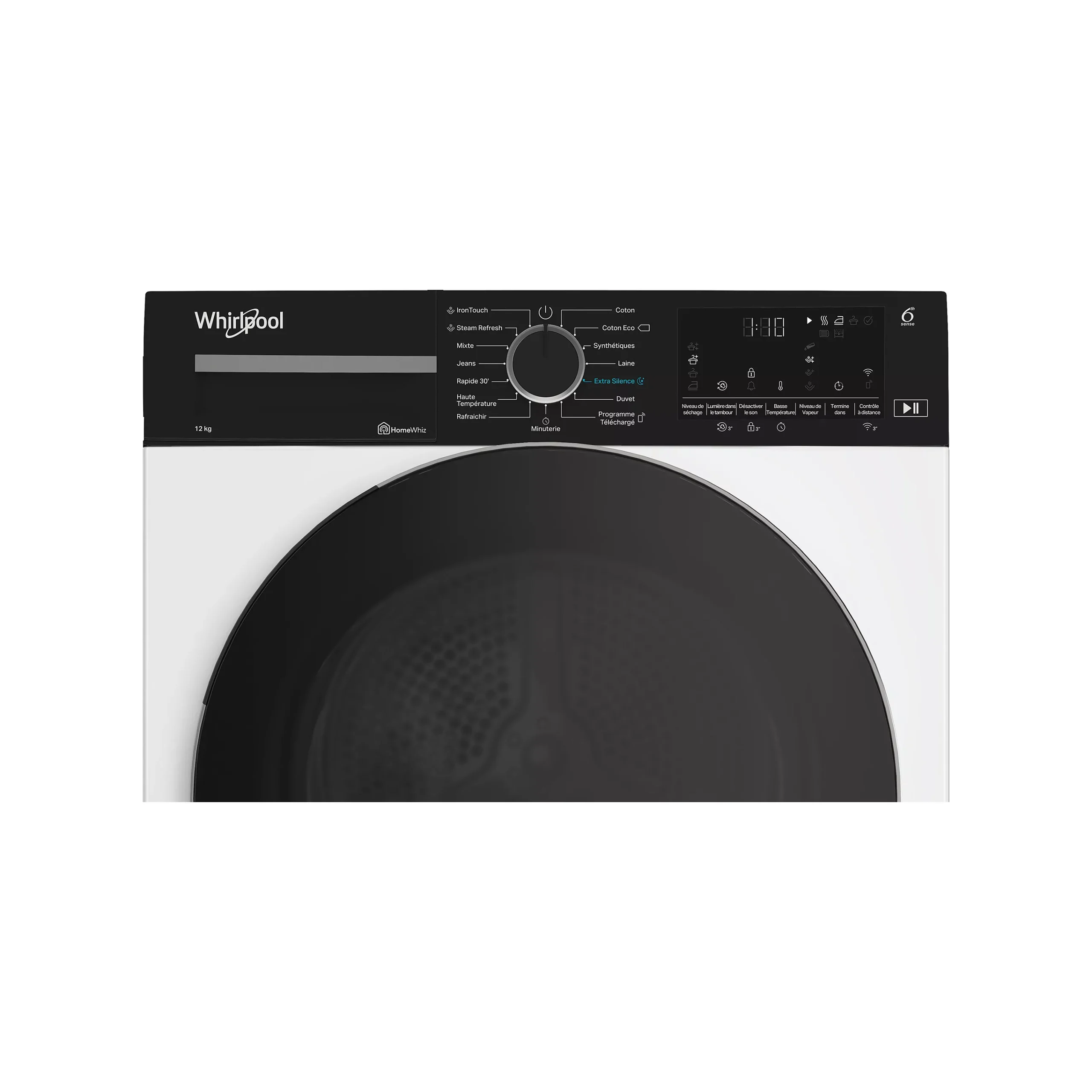 Sèche linge pompe à chaleur WHIRLPOOL CWD122MWBSFR – Image 7