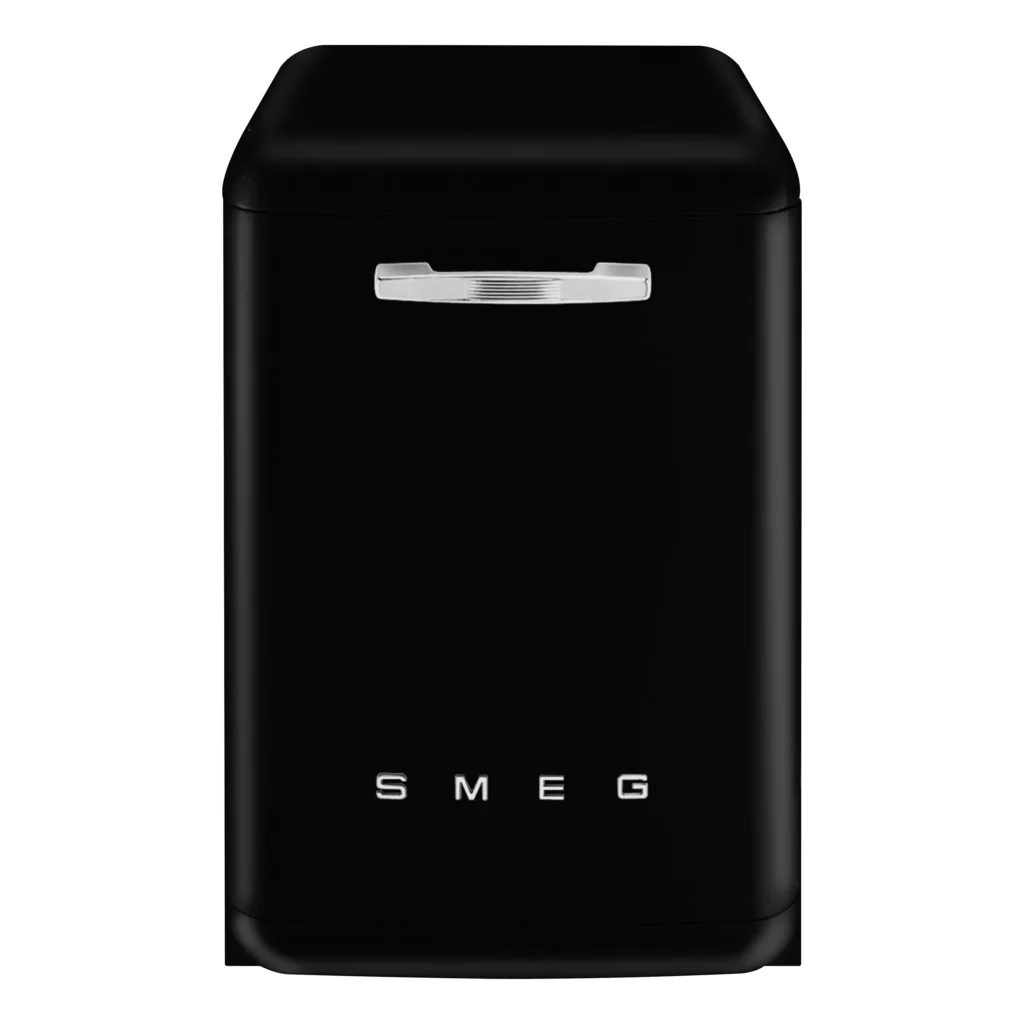 Les points forts du produit On adore Son design rétro des années 50 et l'ouverture automatique de la porte pour un séchage renforcé Pose libre avec panneau de commande invisible L x H x P : 59.8 x 88.5 x 67.5 cm Rangement couverts : Tiroir silencieux 45 dB - 13 couverts