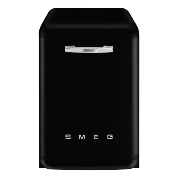 Les points forts du produit On adore Son design rétro des années 50 et l'ouverture automatique de la porte pour un séchage renforcé Pose libre avec panneau de commande invisible L x H x P : 59.8 x 88.5 x 67.5 cm Rangement couverts : Tiroir silencieux 45 dB - 13 couverts