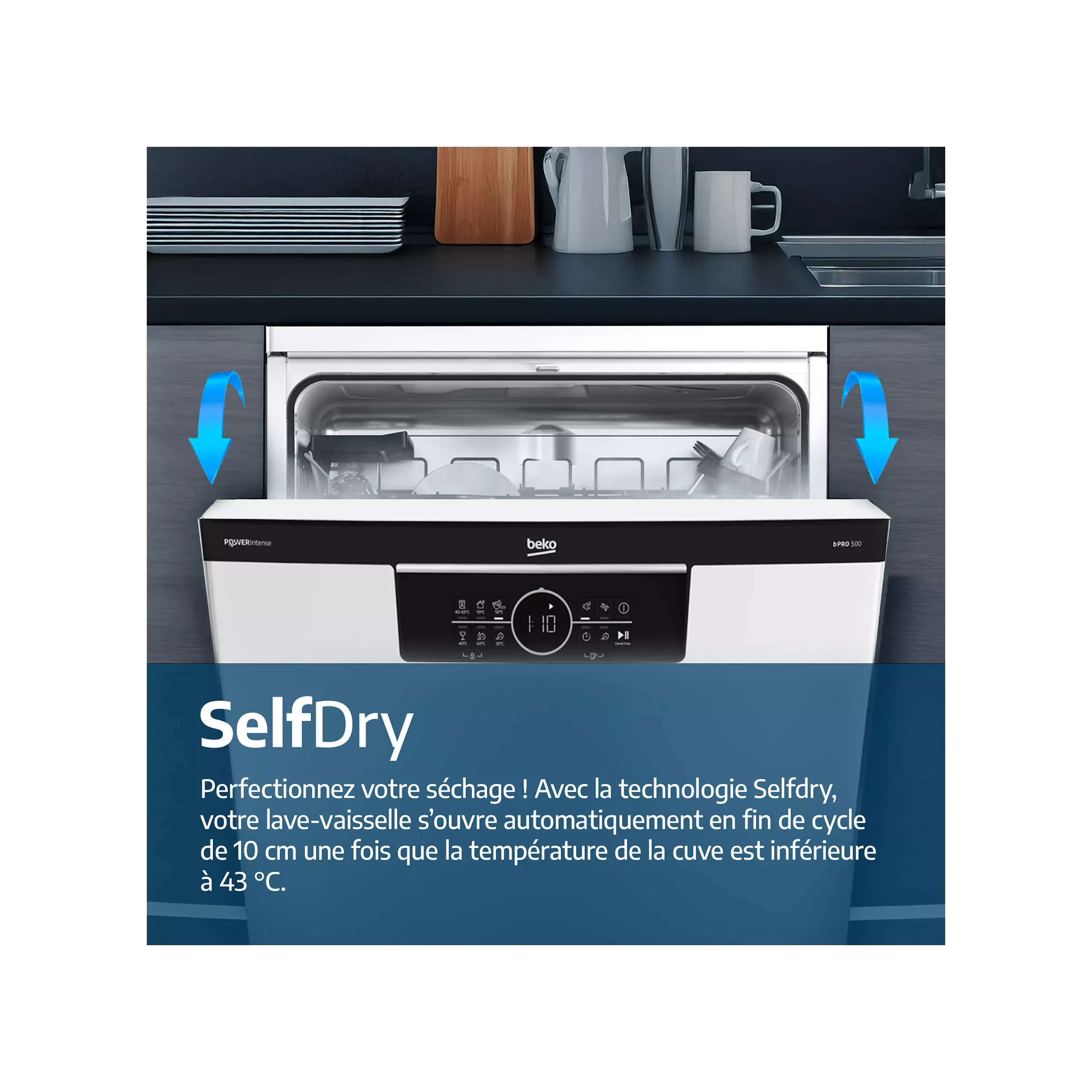 Lave vaisselle 60 cm BEKO BDFN26441G – Image 9