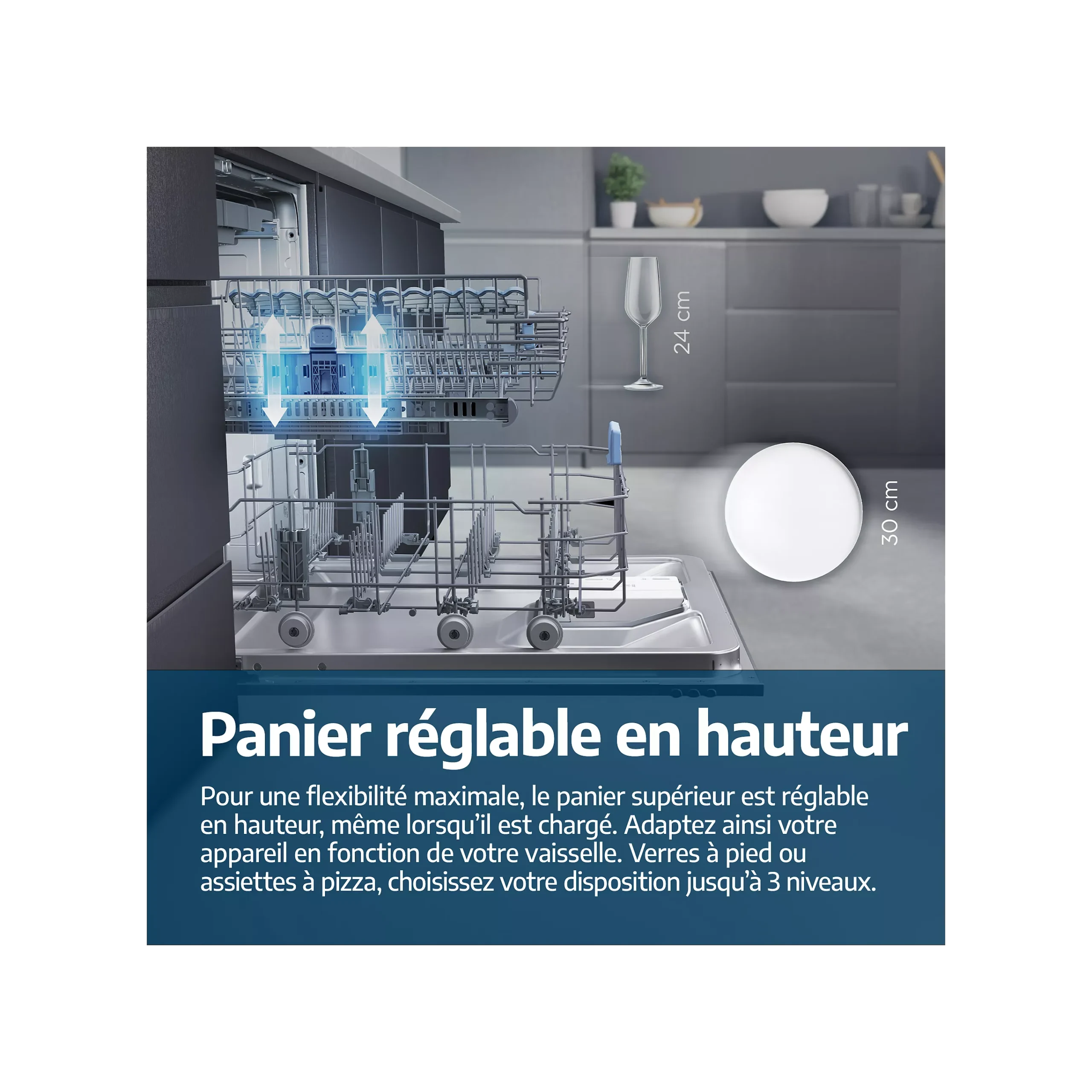 Lave vaisselle 60 cm BEKO BDFN26441G – Image 8