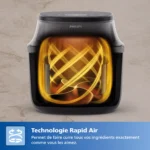 Airfryer PHILIPS Airfryer Série 3000 6.2L NA332/00 – Image 7
