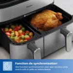 Airfryer PHILIPS Série 5000 Double bac 9,0L NA555/00 – Image 7