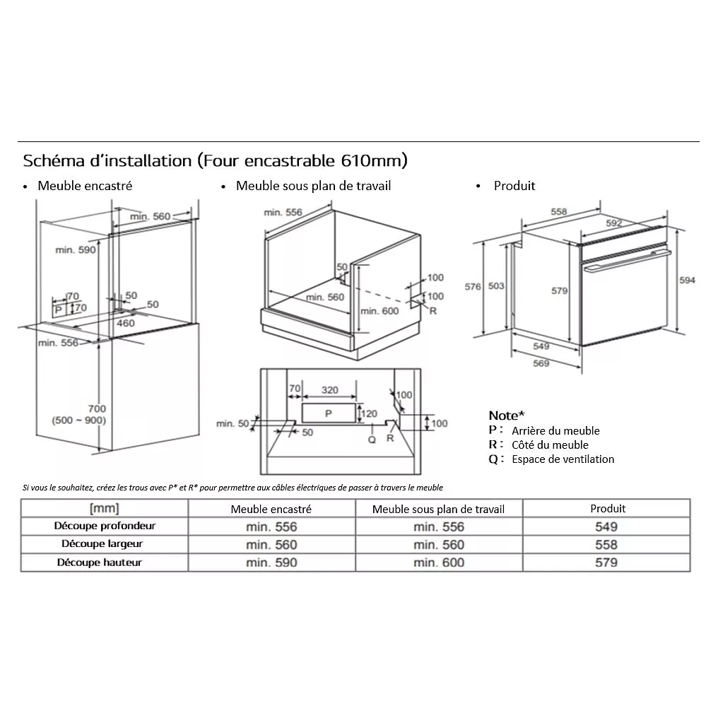 Four encastrable fonction vapeur LG WS9D7672CS SteamAssist – Image 7
