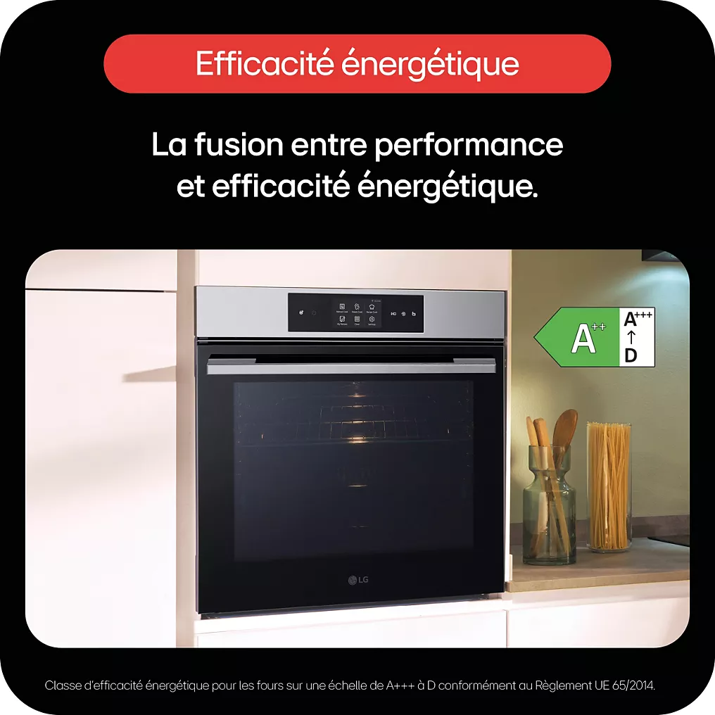 Four encastrable fonction vapeur LG WS9D7672CS SteamAssist – Image 3
