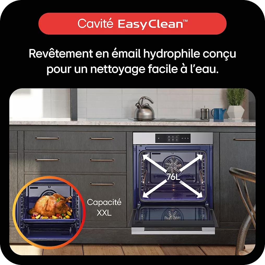 Four encastrable fonction vapeur LG WS9D7672CS SteamAssist – Image 5