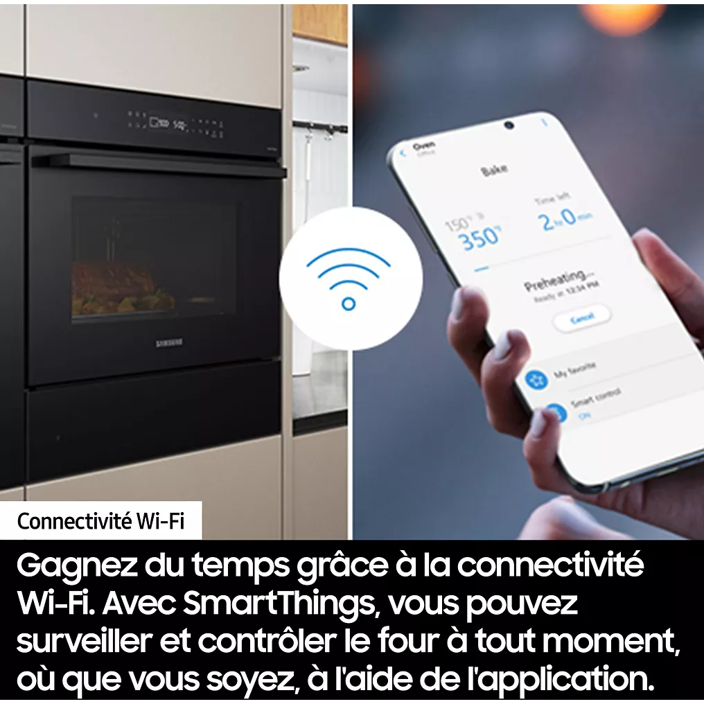 Four encastrable fonction vapeur SAMSUNG NV7B44503AS Série 4 – Image 8