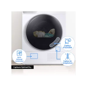 Sèche linge pompe à chaleur BEKO D3H17393W