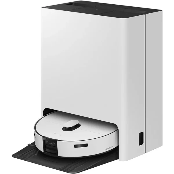 Aspirateur robot Samsung Jet Bot Combo AI VR7MD97A14G avec aspiration puissante, lavage intelligent, intelligence artificielle et navigation avancée pour nettoyage autonome des sols.