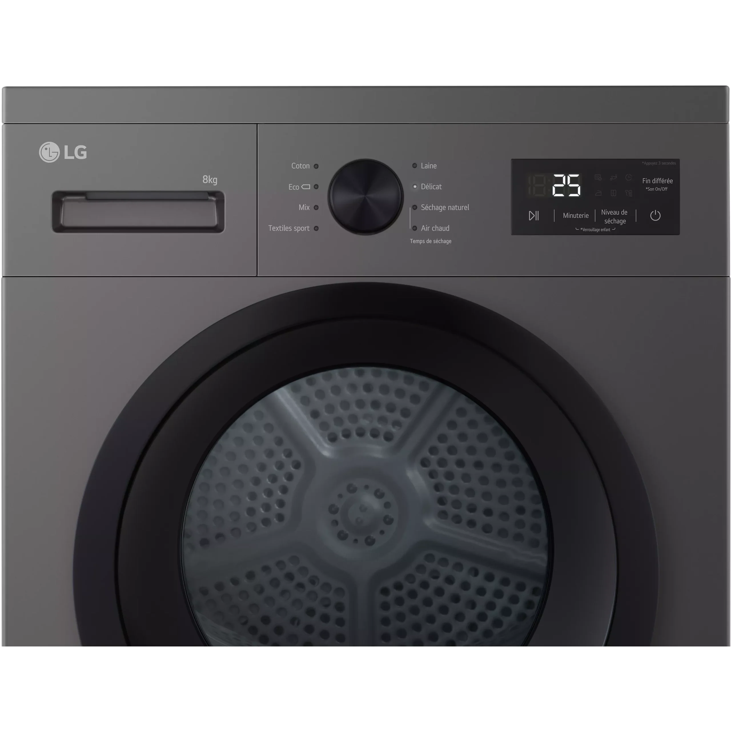 Sèche linge pompe à chaleur LG RH8N14SL – Image 3